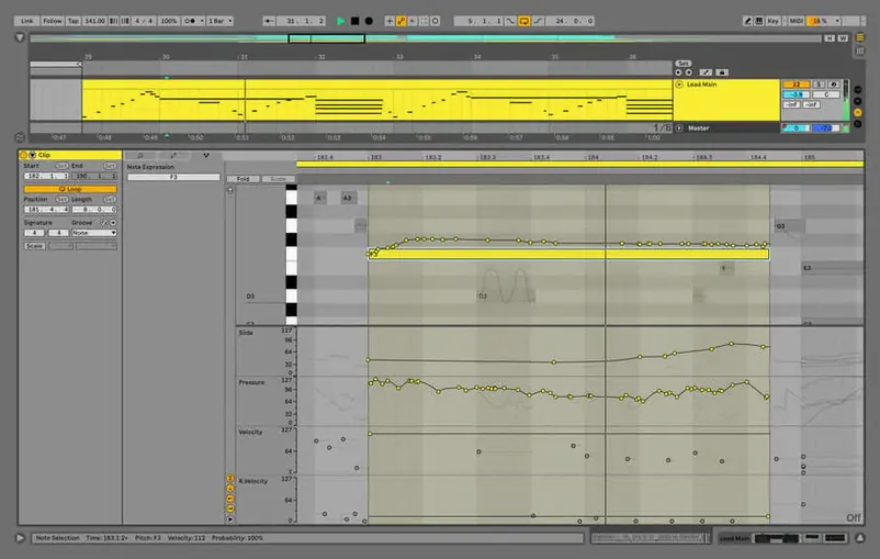 Ableton Live reel 3 Ableton Live snapshot 3