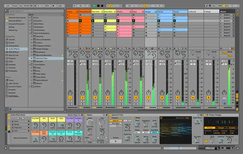 Ableton Live reel 4 Ableton Live snapshot 4