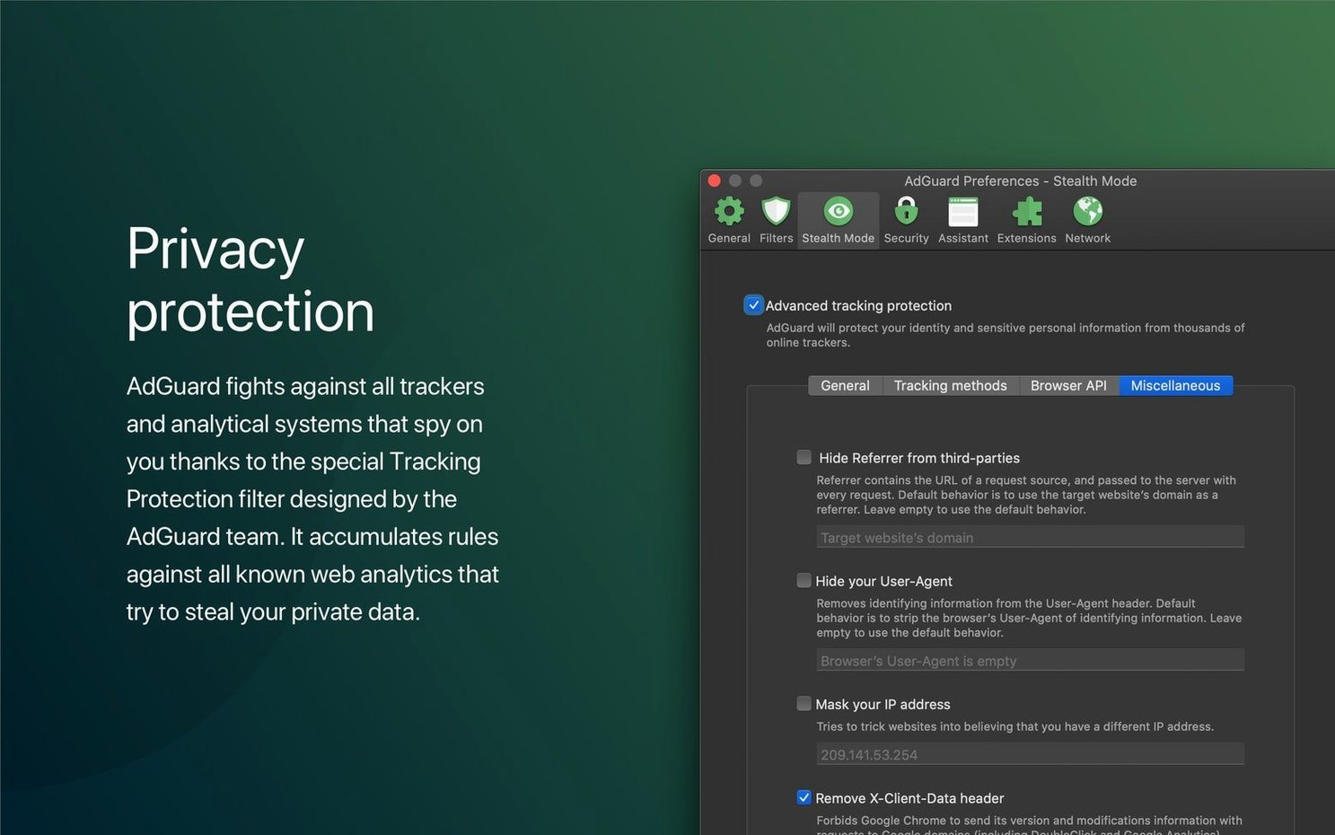 Adguard — photo 4 Adguard options, screen 4