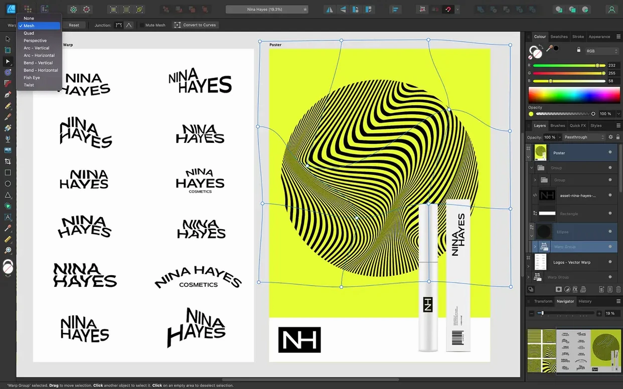 Affinity Designer — photo 4 Affinity Designer options, screen 4