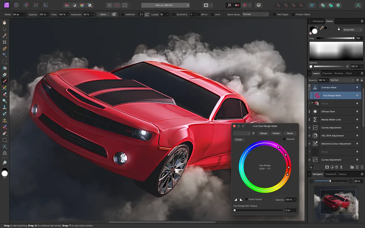 Affinity Photo reel 1 affinity photo 2 crack mac UI