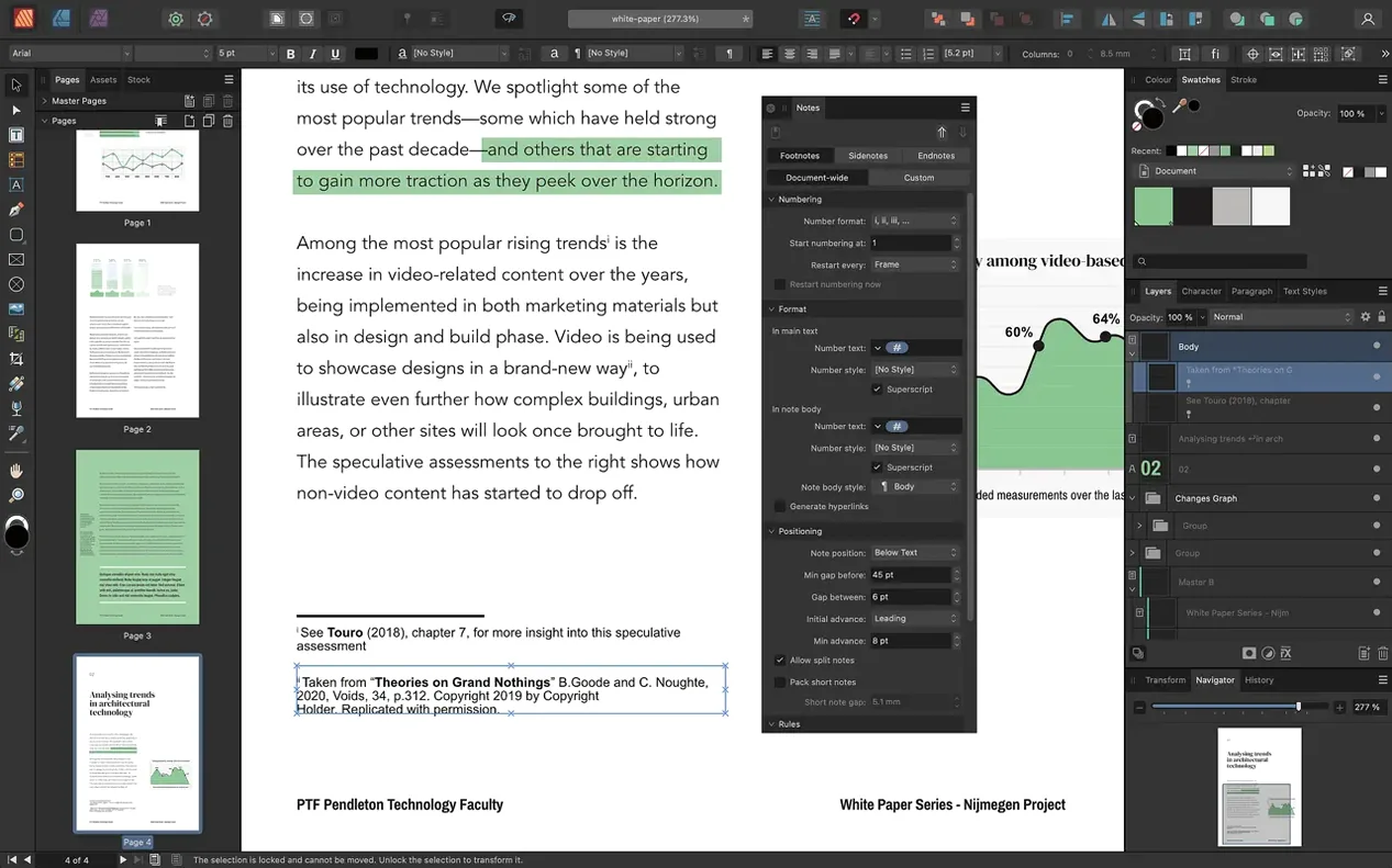 Affinity Publisher reel 3 Affinity Publisher snapshot 3