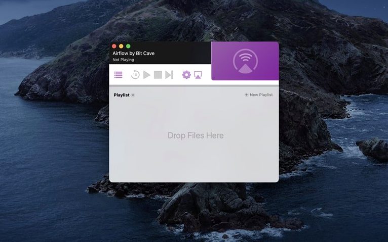 Airflow reel 1 airflow mac: main interface