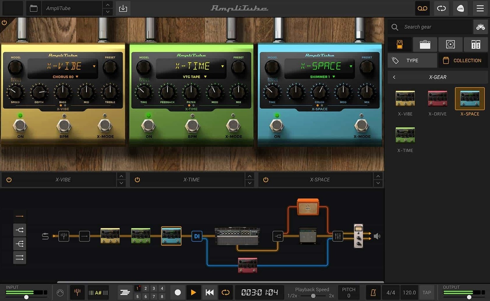 AmpliTube — photo 4 AmpliTube options, screen 4