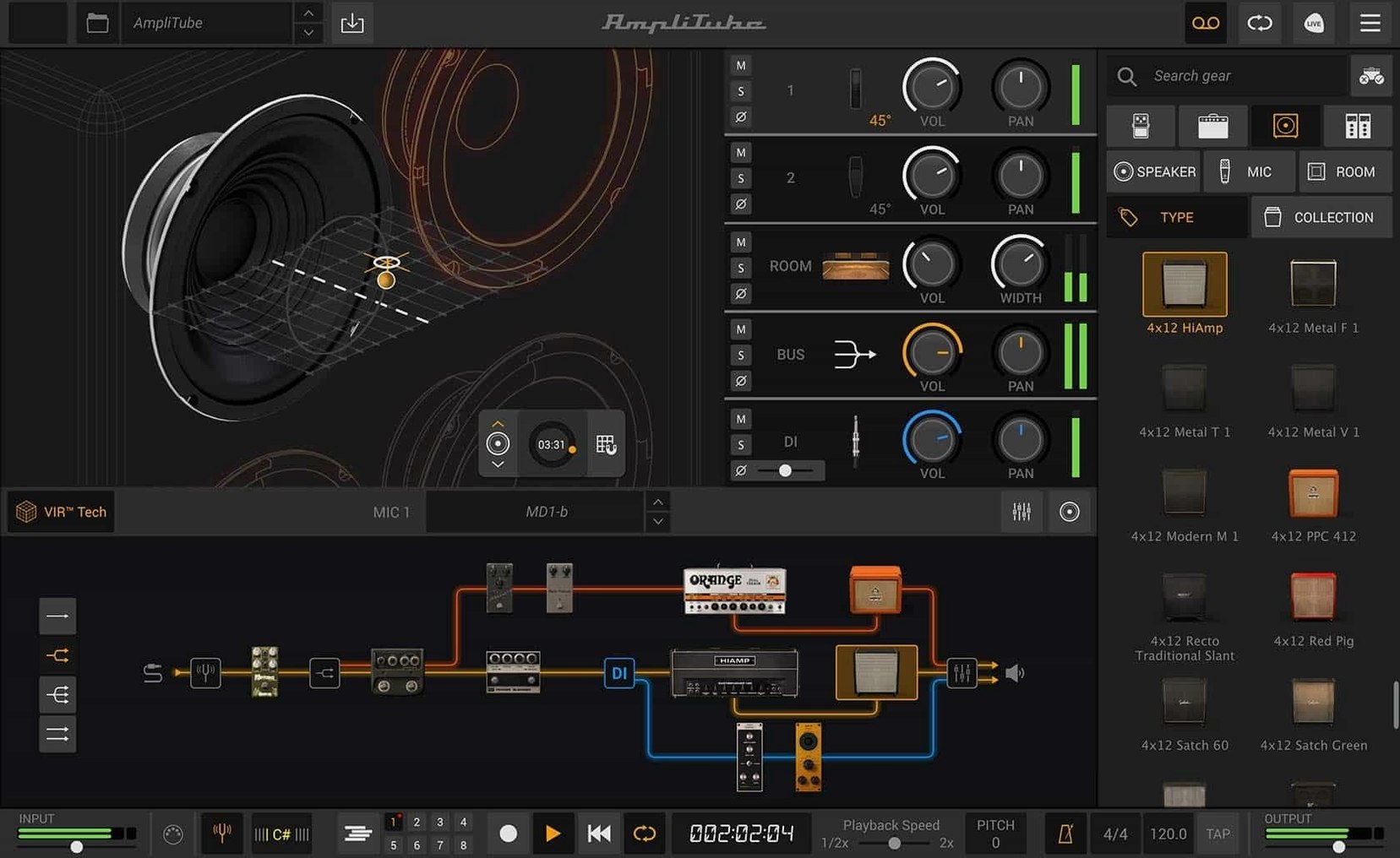 AmpliTube reel 5 AmpliTube snapshot 5