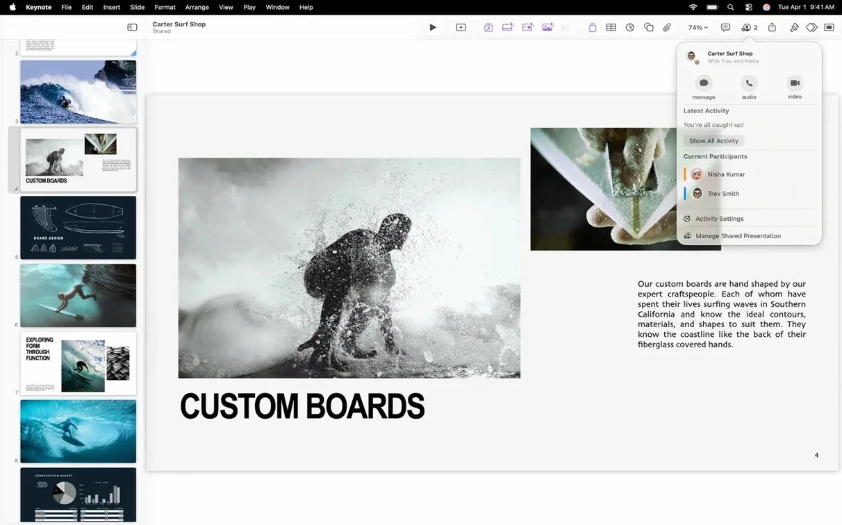 Apple Keynote reel 6 Apple Keynote snapshot 6