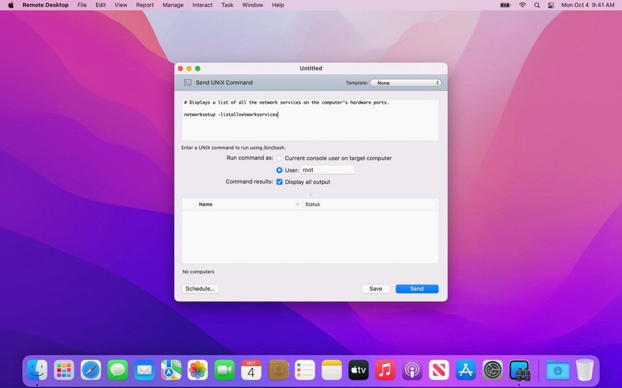 Apple Remote Desktop reel 3 Apple Remote Desktop snapshot 3