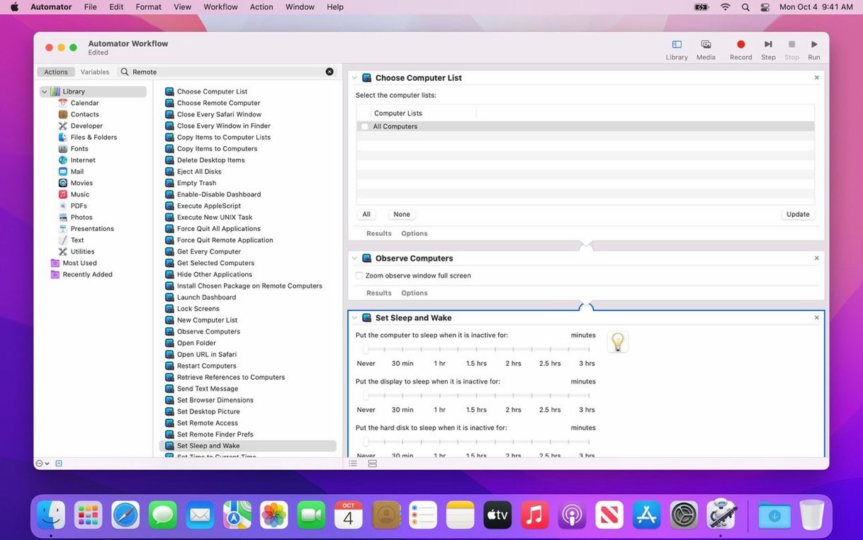 Apple Remote Desktop reel 4 Apple Remote Desktop snapshot 4