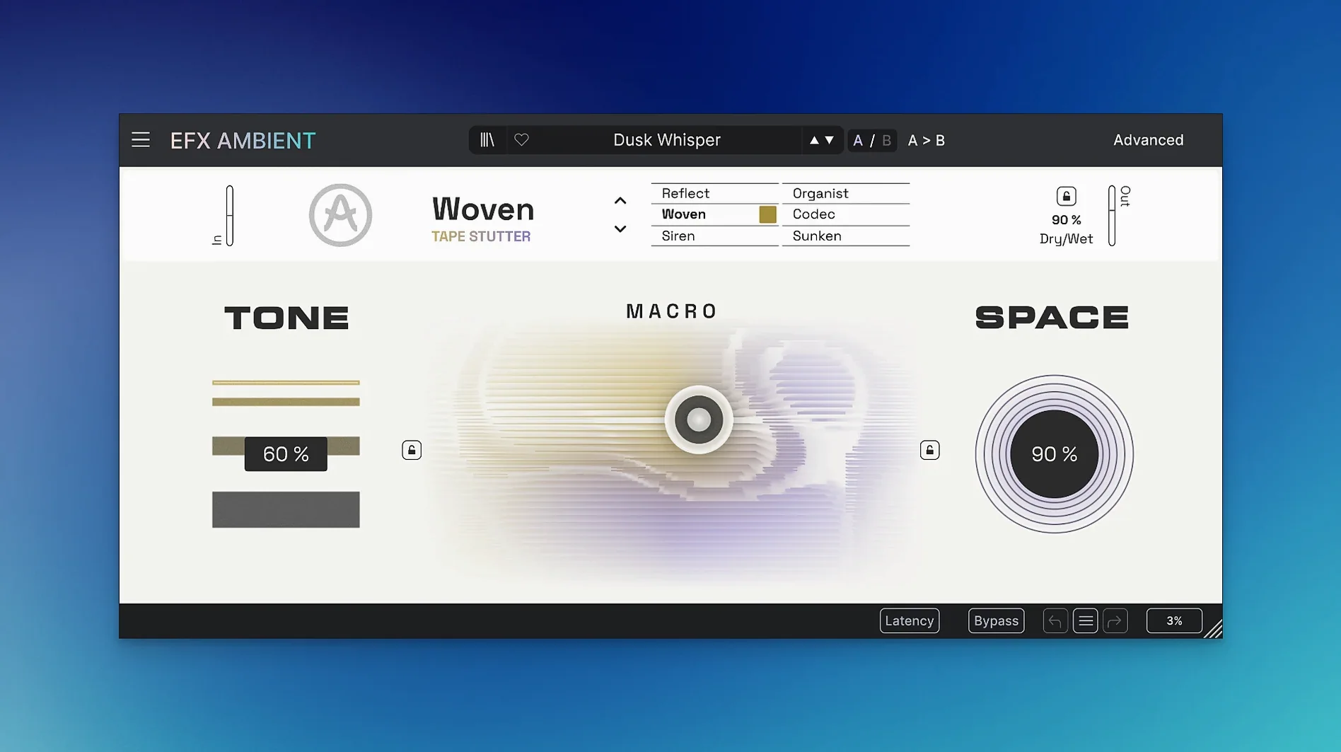 Arturia Efx AMBIENT — photo 1 efx motions crack mac: main interface