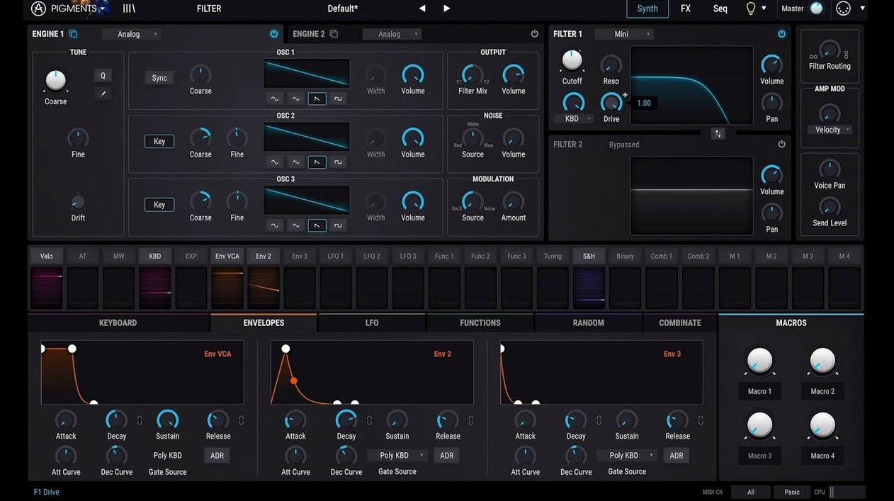 Arturia Pigments reel 1 arturia collection mac torrent UI