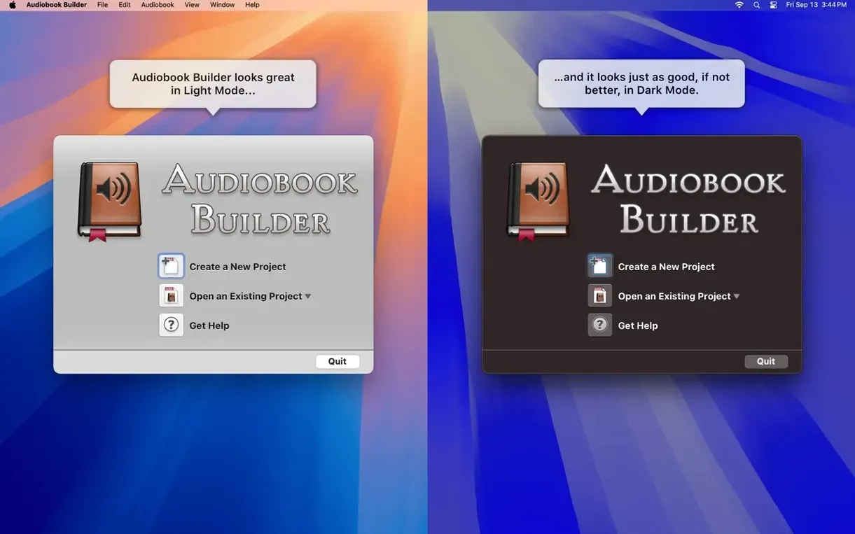 Audiobook Builder — photo 6 Audiobook Builder options, screen 6
