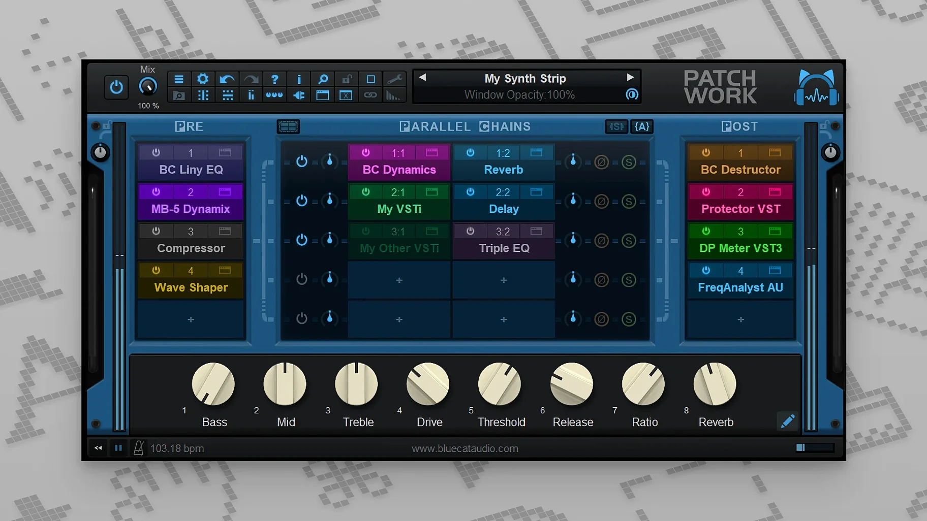 Blue Cat Audio Blue Cats PatchWork — photo 1 bluecat patchwork free download UI