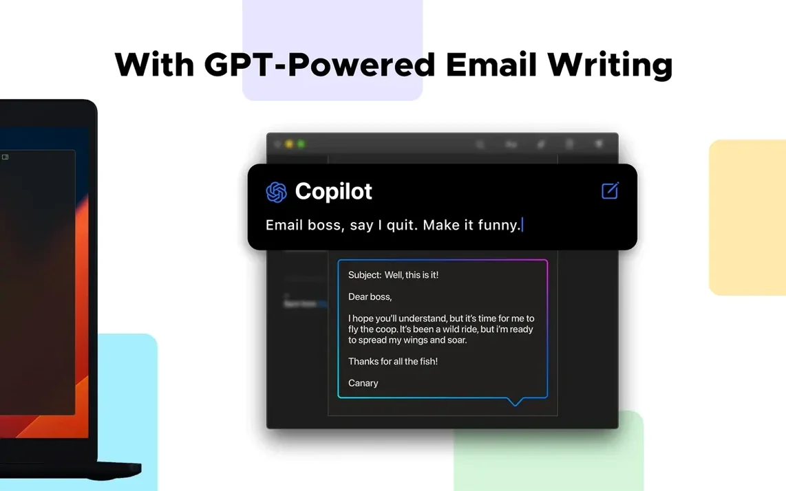 Canary Mail reel 2 Canary Mail snapshot 2