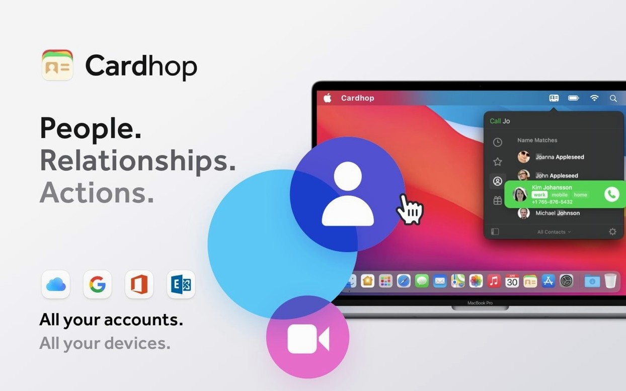 Cardhop — photo 1 cardhop mac download: main interface