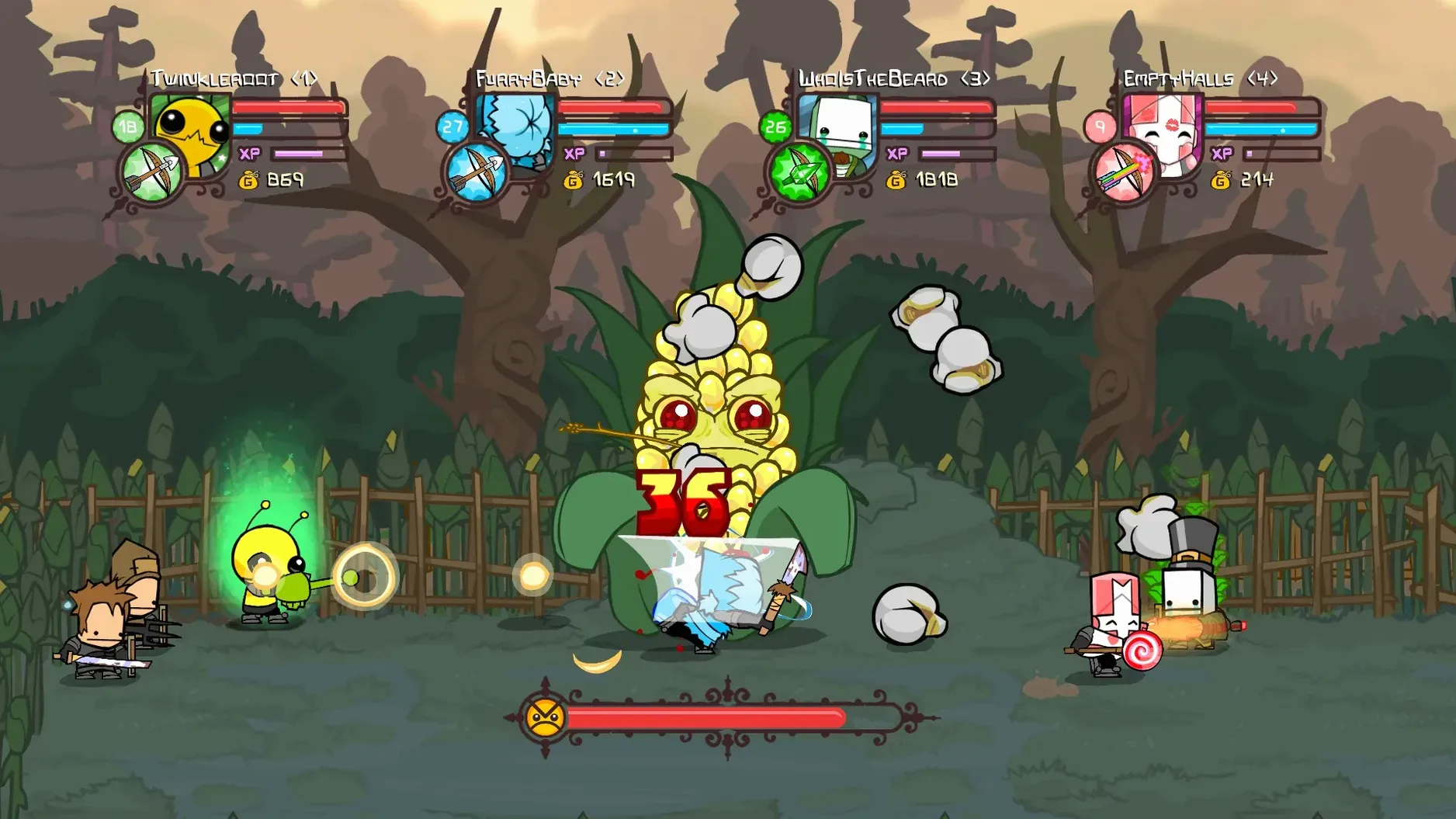Castle Crashers reel 1 castle crashers mac download: main interface