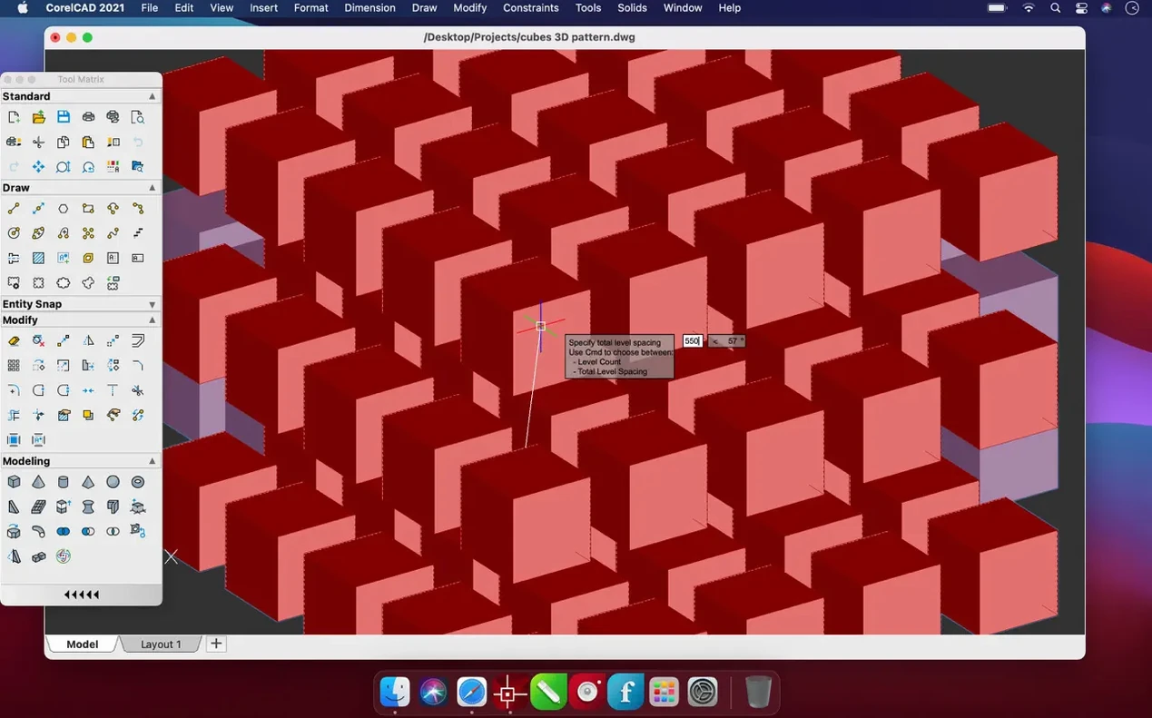 CorelCAD reel 1 corelcad mac: main interface
