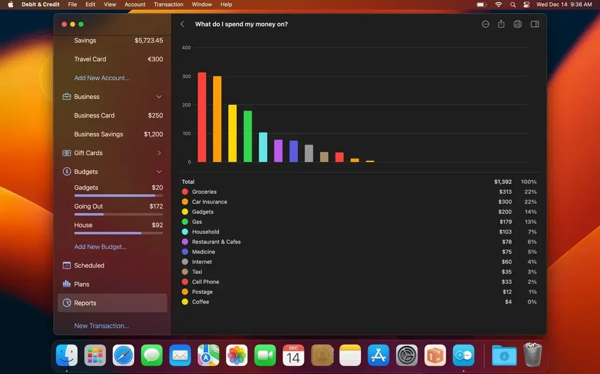 Debit & Credit Premium reel 1 debit & credit premium mac full version UI