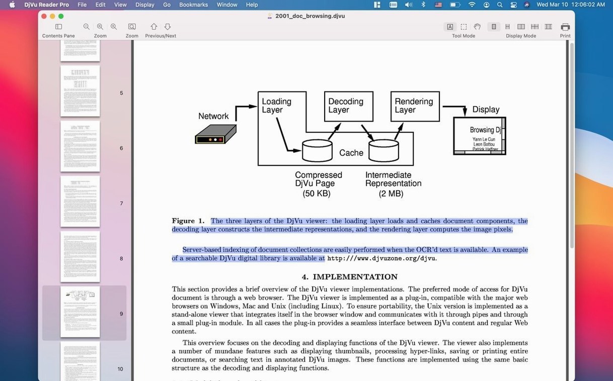 DjVu Reader Pro — photo 1 djvu reader pro crack mac: main interface