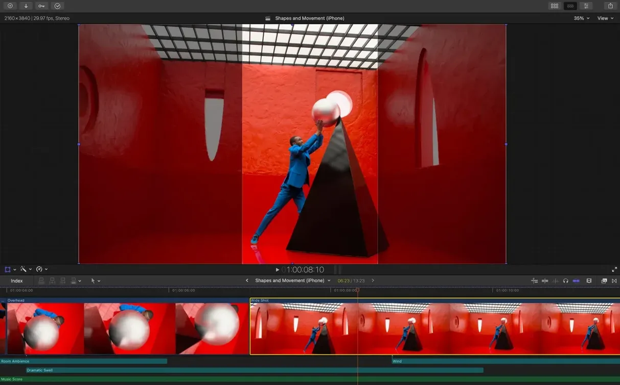 Final Cut Pro reel 4 Final Cut Pro snapshot 4