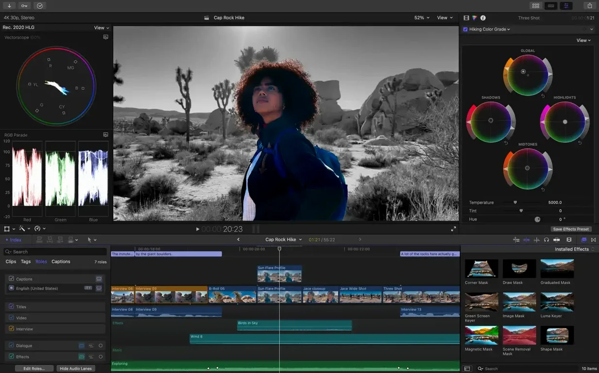 Final Cut Pro — photo 6 Final Cut Pro options, screen 6