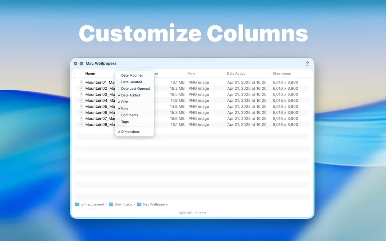 Folder Preview Pro — photo 2 Folder Preview Pro options, screen 2