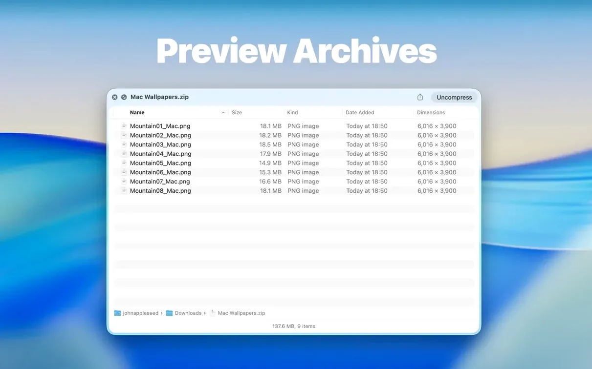 Folder Preview Pro — photo 3 Folder Preview Pro options, screen 3