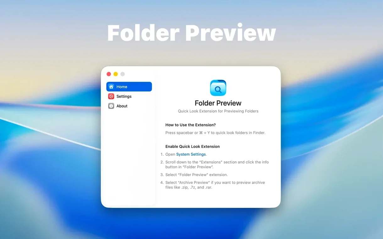 Folder Preview Pro — photo 4 Folder Preview Pro options, screen 4