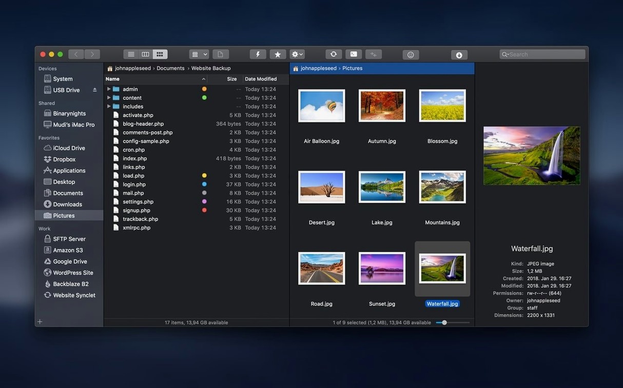 ForkLift — photo 1 forklift mac torrent: main interface