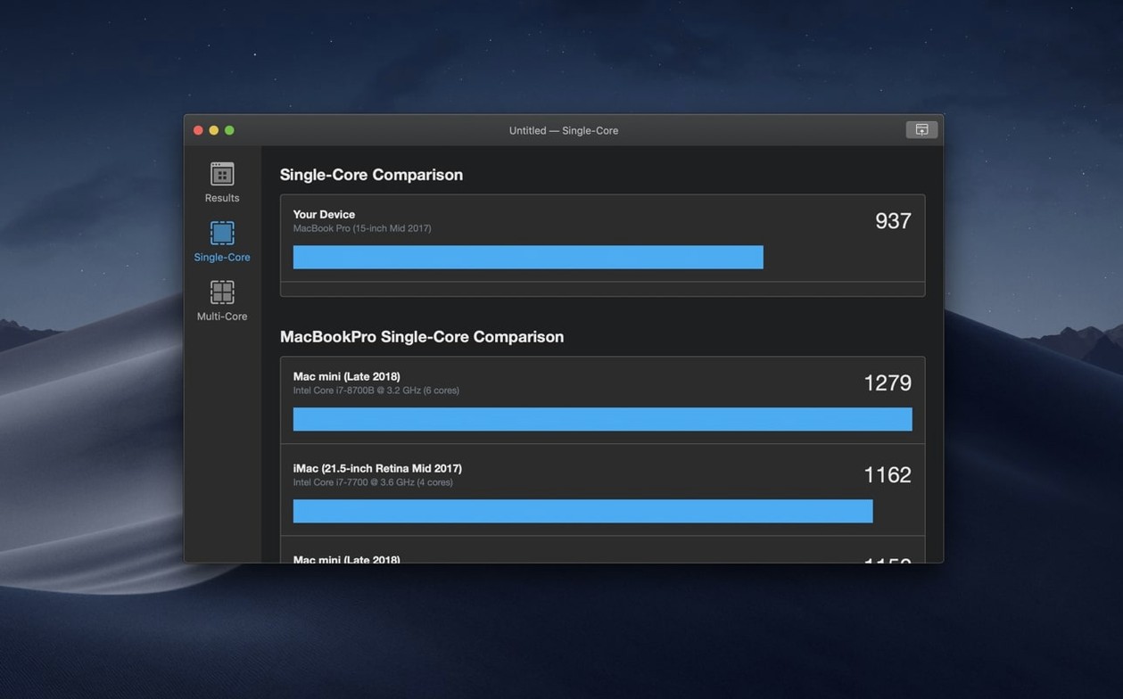 Geekbench 7 — photo 3 Geekbench 7 options, screen 3