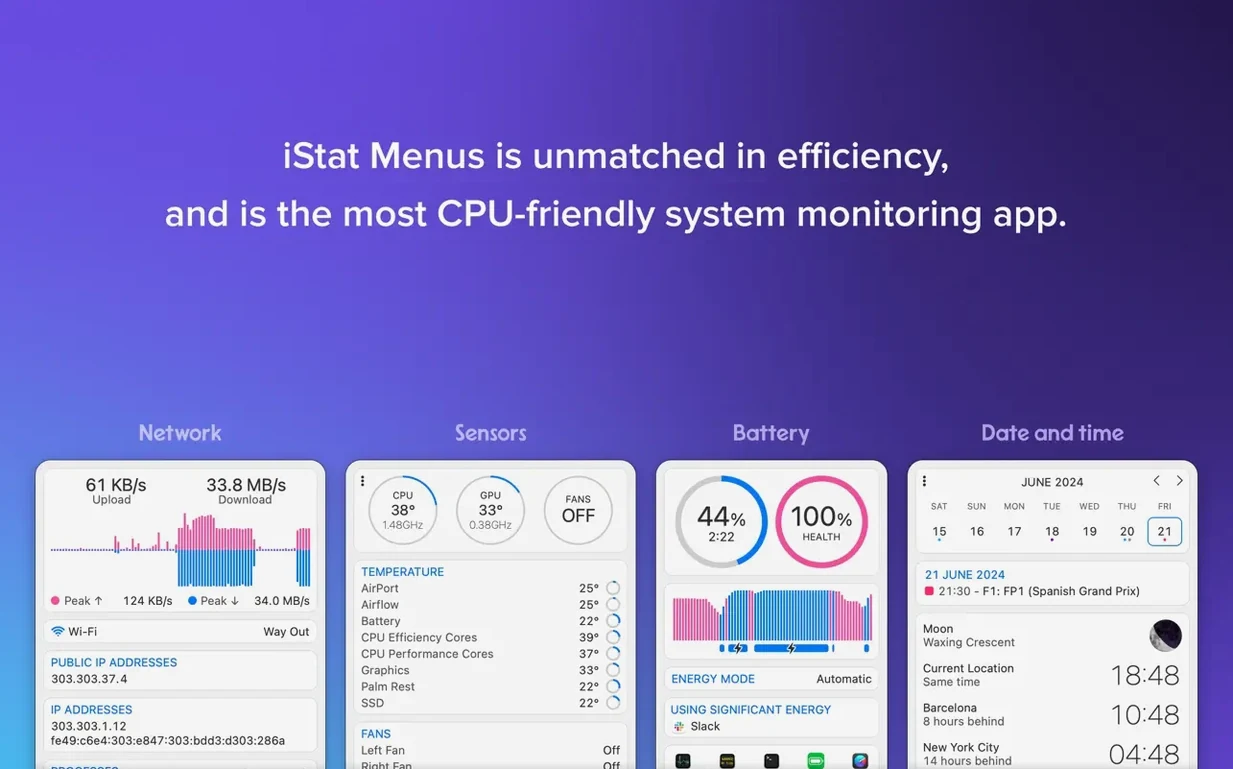 iStat Menus — photo 3 iStat Menus options, screen 3