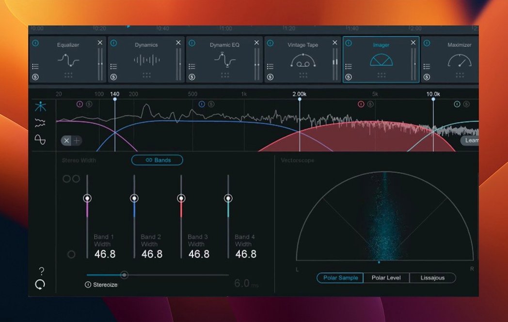 iZotope Ozone reel 3 iZotope Ozone snapshot 3