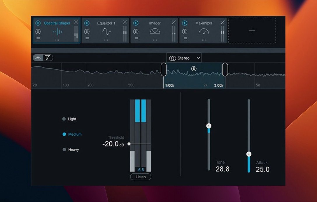 iZotope Ozone reel 4 iZotope Ozone snapshot 4