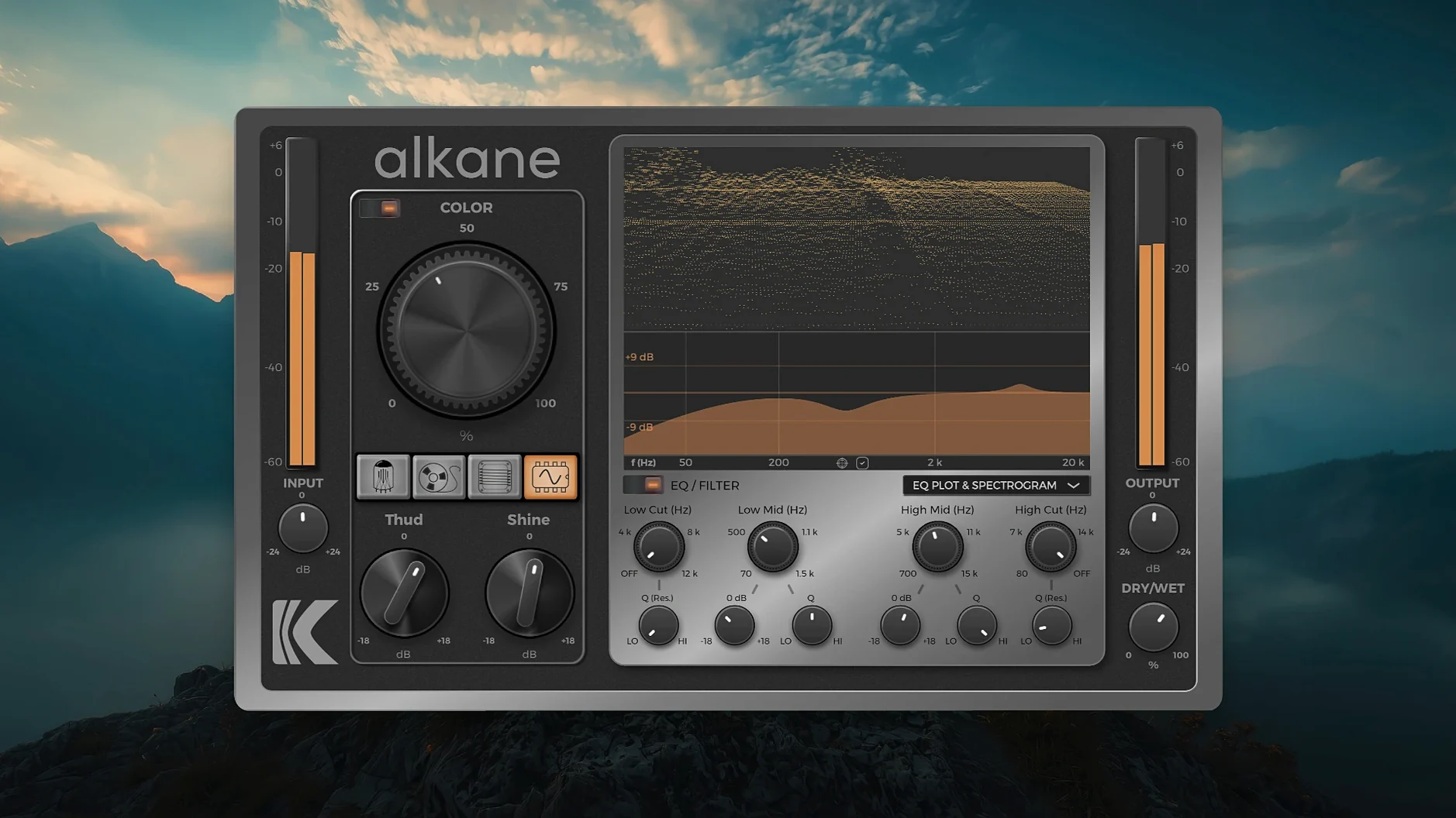 Kalifornia Dynamic KD Alkane reel 1 alkane plugin: main interface