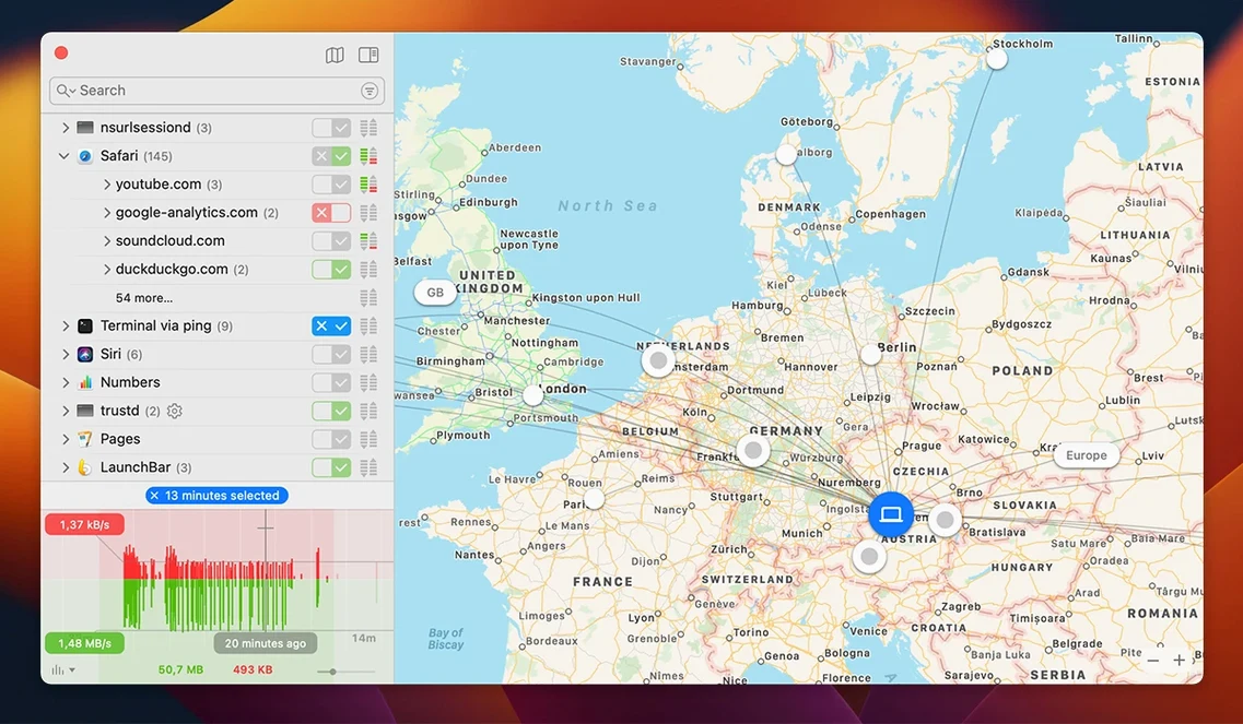 Little Snitch — photo 1 little snitch UI