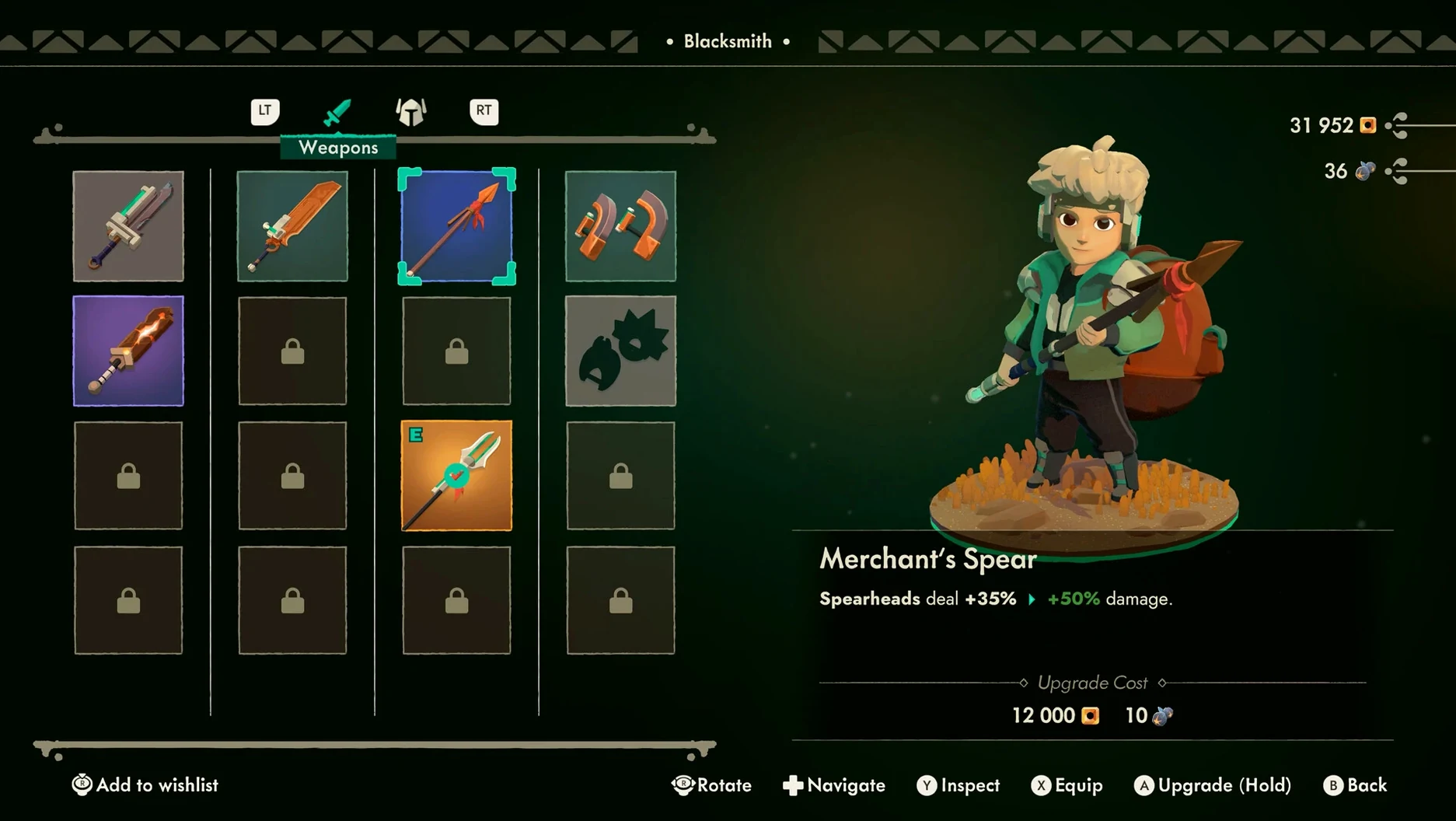 Moonlighter 2: The Endless Vault — photo 2 Moonlighter 2: The Endless Vault options, screen 2