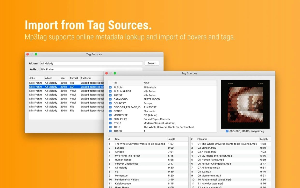 Mp3tag reel 3 Mp3tag snapshot 3