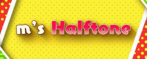 m’s HalfTone glyph