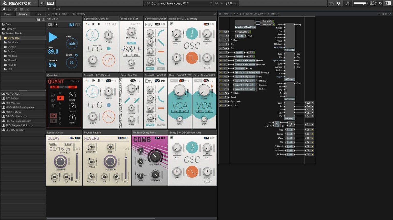 Native Instruments Reaktor reel 3 Native Instruments Reaktor snapshot 3