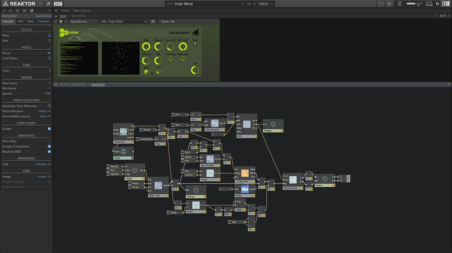 Native Instruments Reaktor reel 4 Native Instruments Reaktor snapshot 4