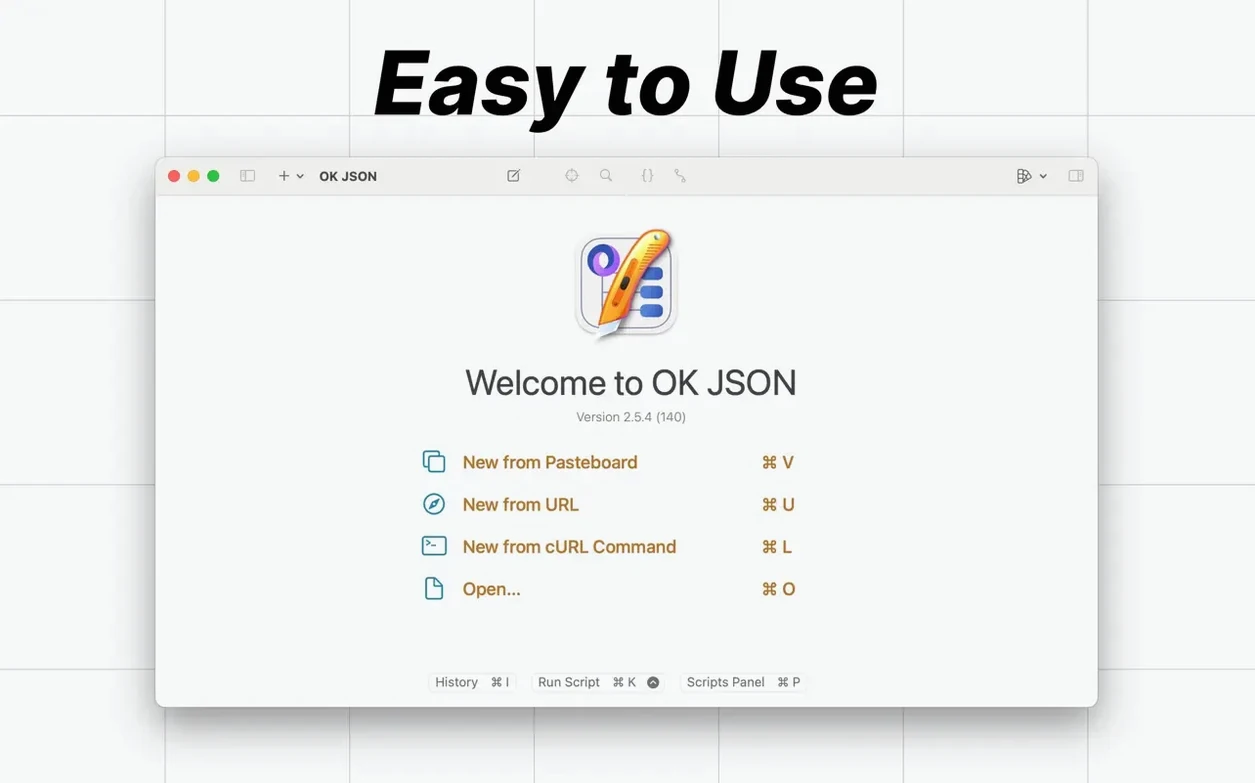OK JSON - Viewer & Formatter reel 1 ok json - viewer & formatter mac full version: main interface