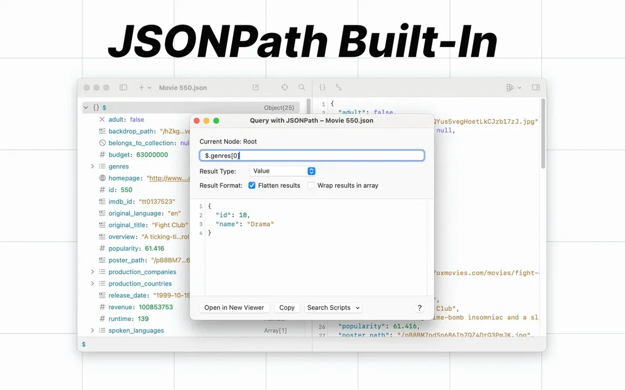 OK JSON - Viewer & Formatter — photo 5 OK JSON - Viewer & Formatter options, screen 5