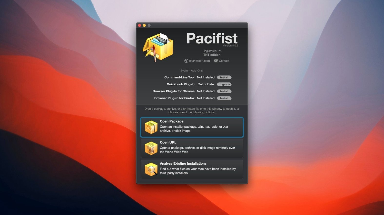 Pacifist — photo 1 pacifist macos UI