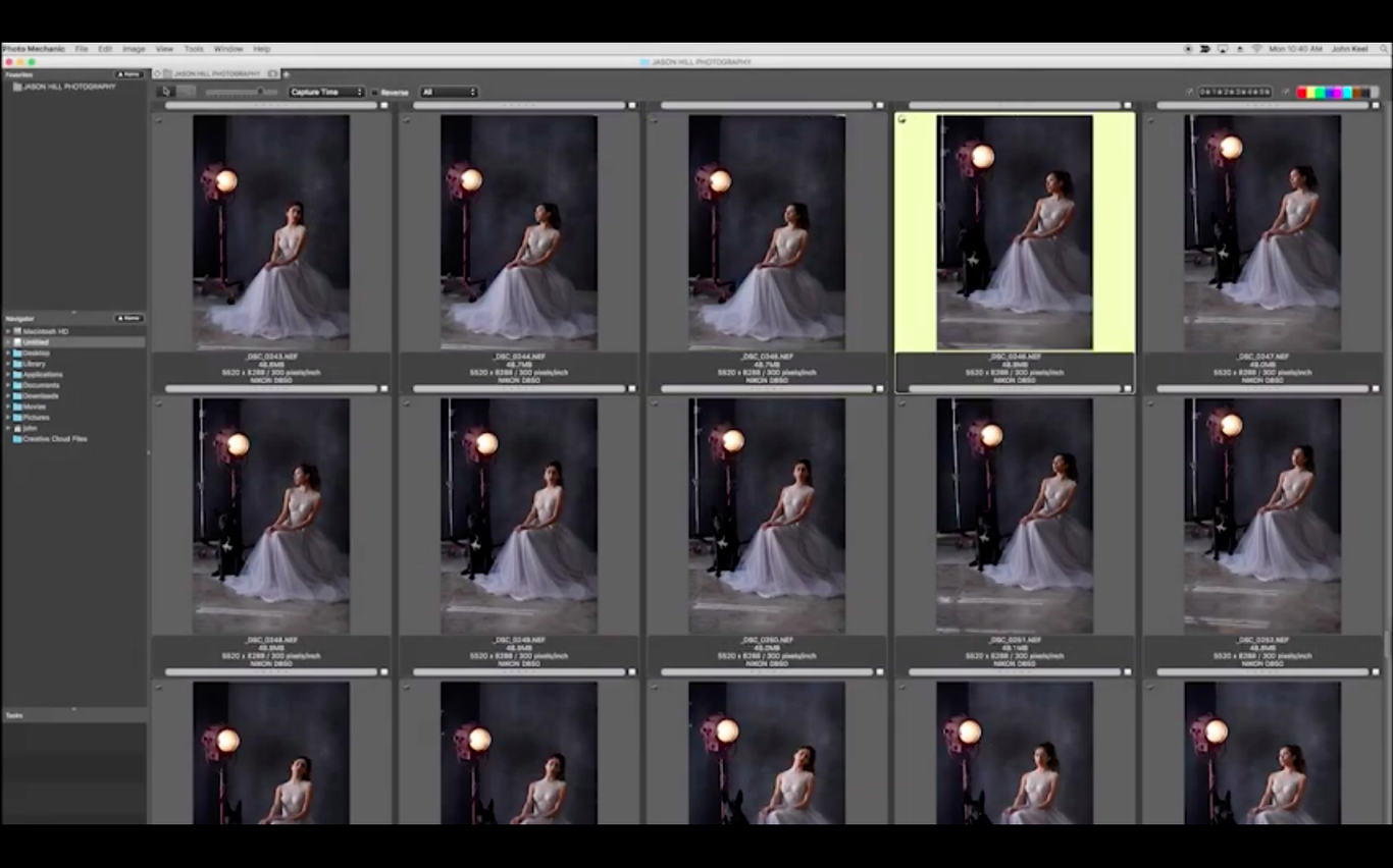 Photo Mechanic — photo 1 photo mechanic mac: main interface