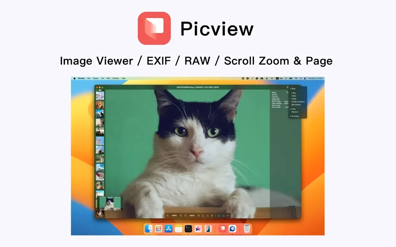 Picview - Image Viewer — photo 1 picview - image viewer mac download: main interface
