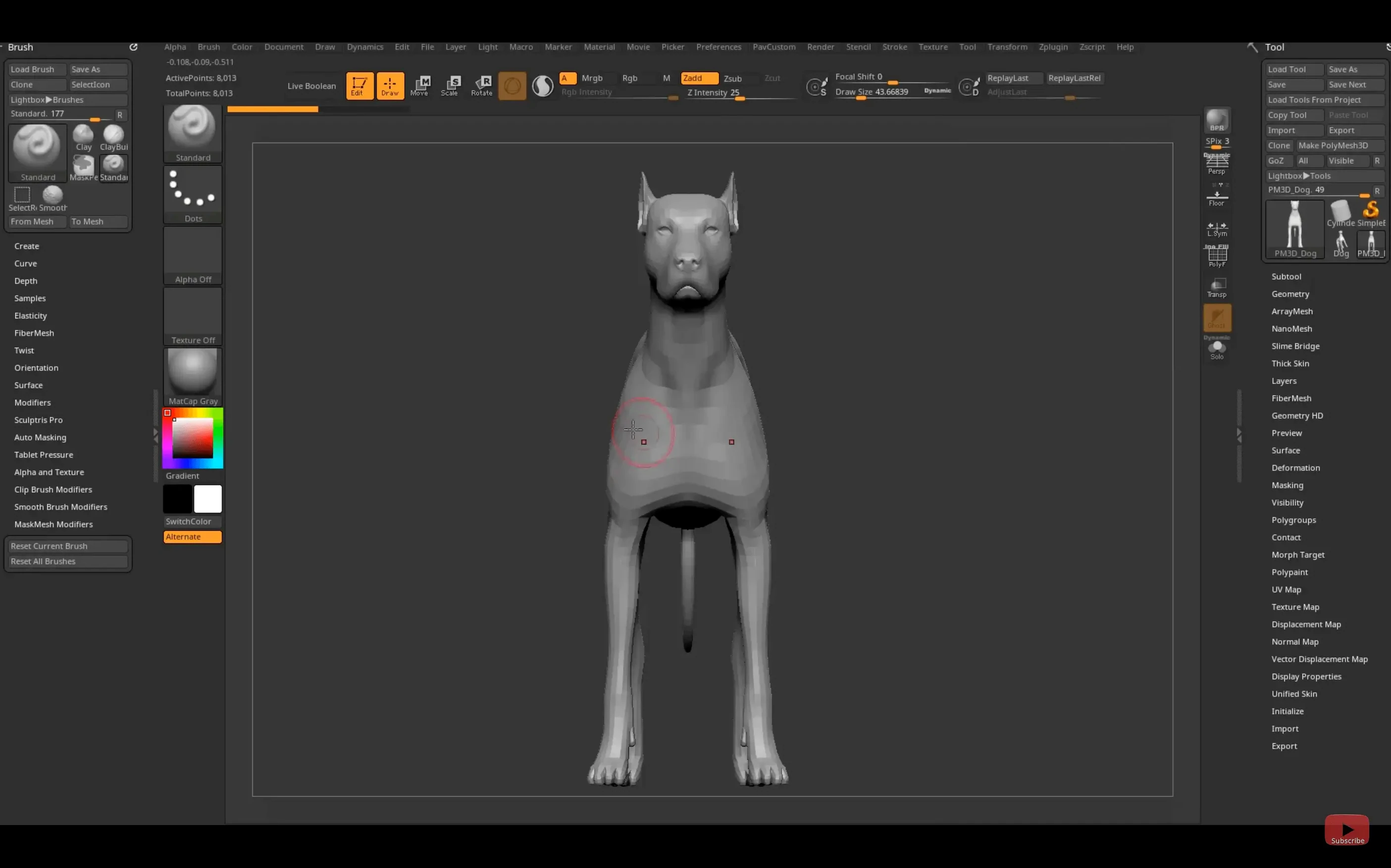 Pixologic Zbrush reel 2 Pixologic Zbrush snapshot 2