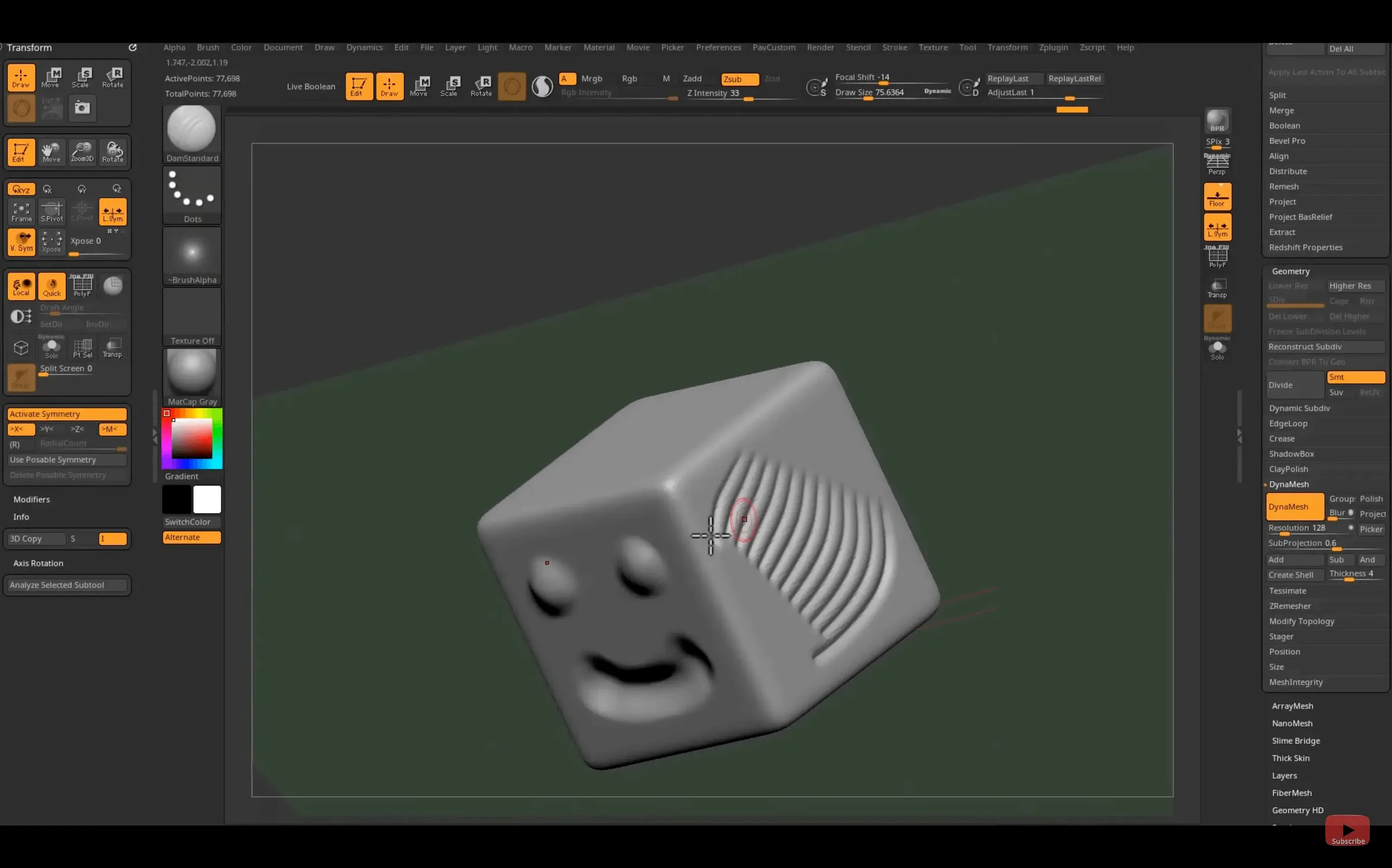 Pixologic Zbrush reel 3 Pixologic Zbrush snapshot 3