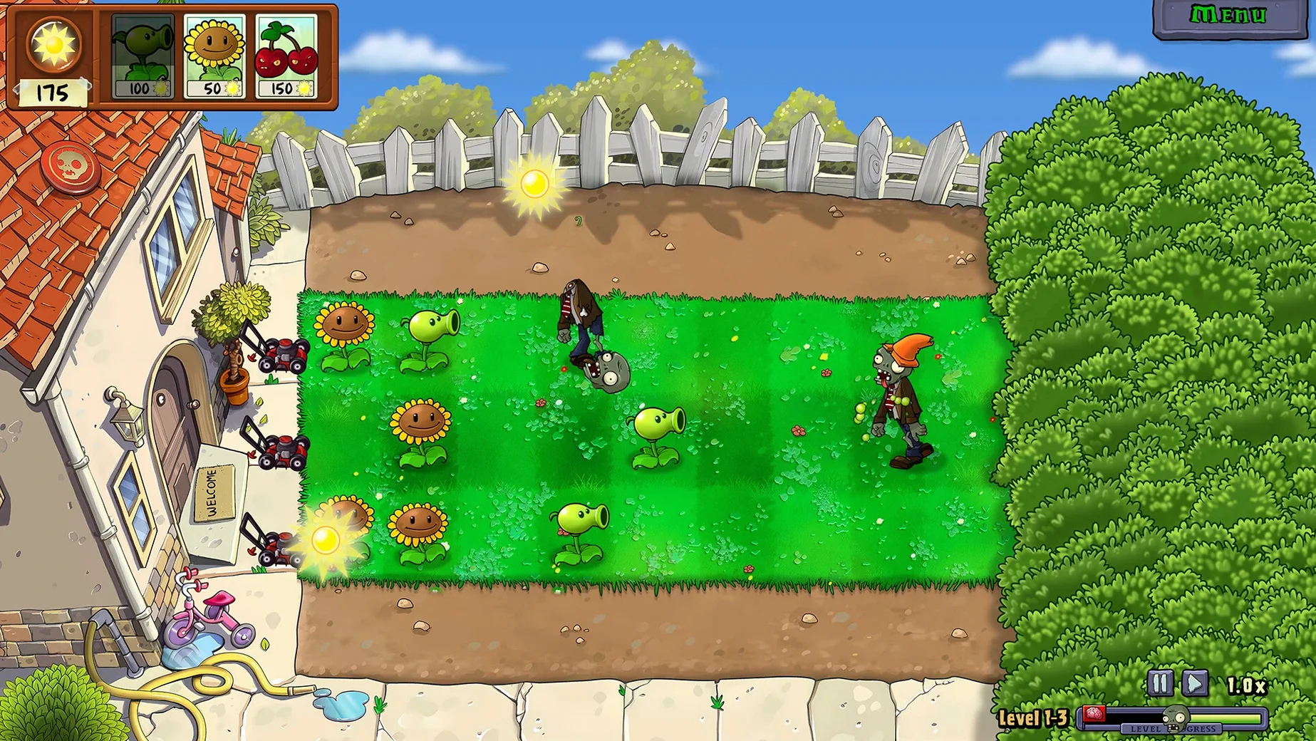 Plants vs. Zombies: Replanted — photo 2 Plants vs. Zombies: Replanted options, screen 2