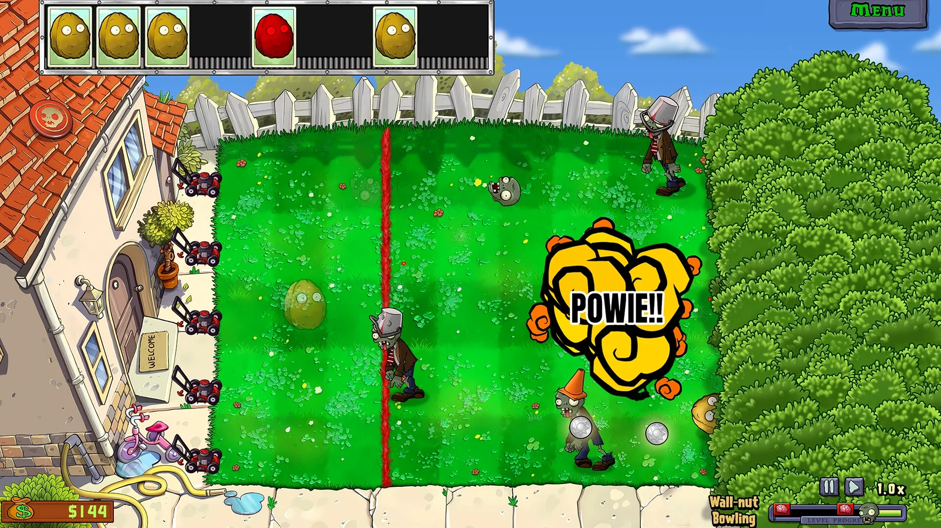 Plants vs. Zombies: Replanted — photo 3 Plants vs. Zombies: Replanted options, screen 3