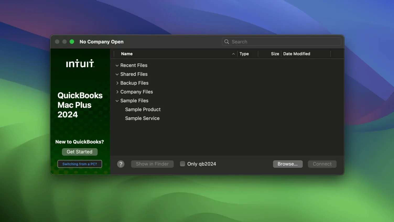 QuickBooks Mac Plus — photo 1 quickbooks pro torrent: main interface