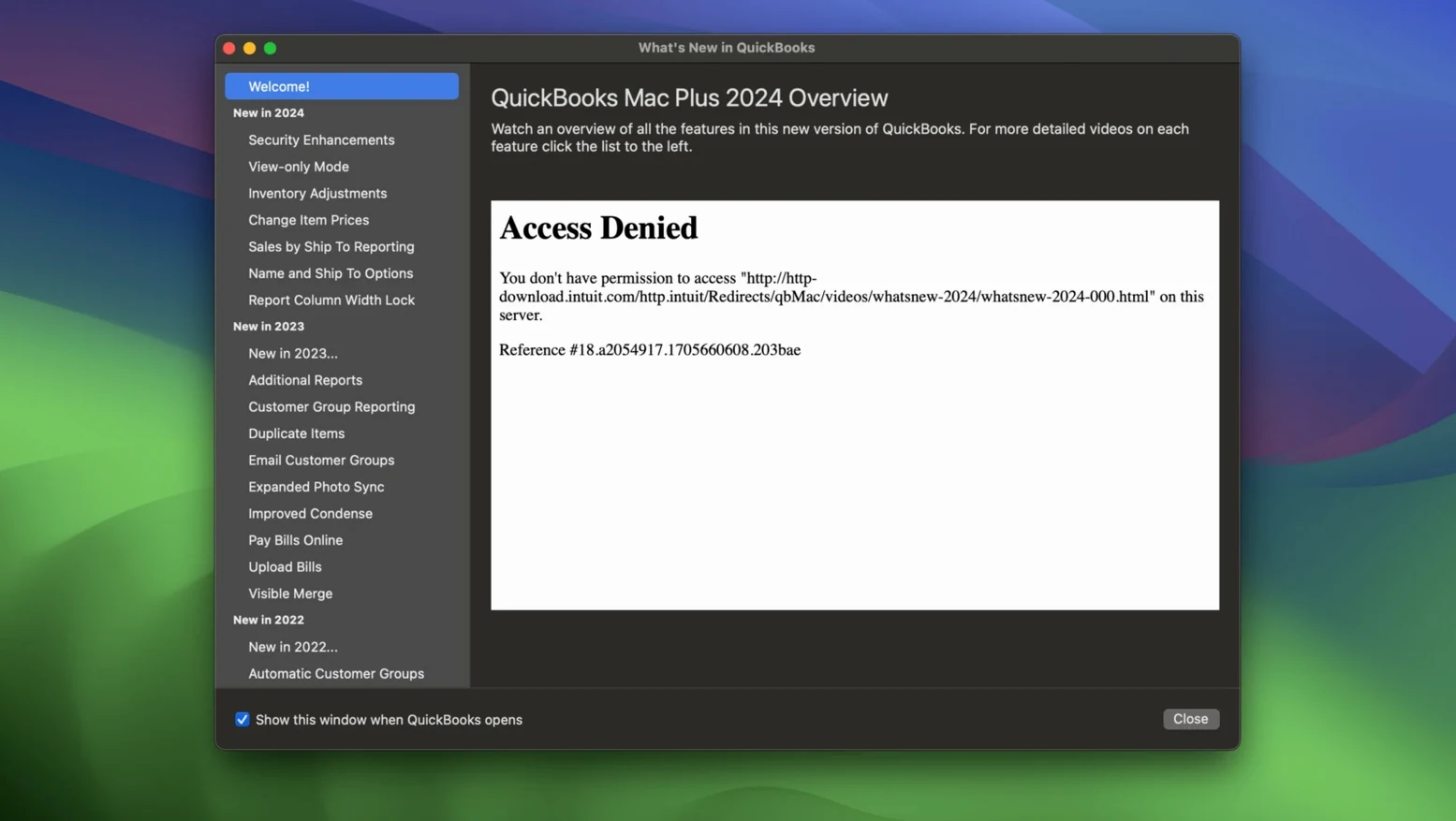 QuickBooks Mac Plus — photo 2 QuickBooks Mac Plus options, screen 2